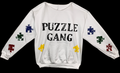 White Puzzle Gang Hoodie