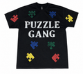 Black Short Sleeve Puzzle Gang T-Shirt