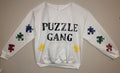 White Puzzle Gang Hoodie